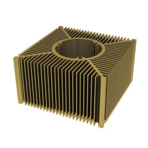 Anodized Extruded Aluminum Heat Sink | Precision Custom CNC Machining Services